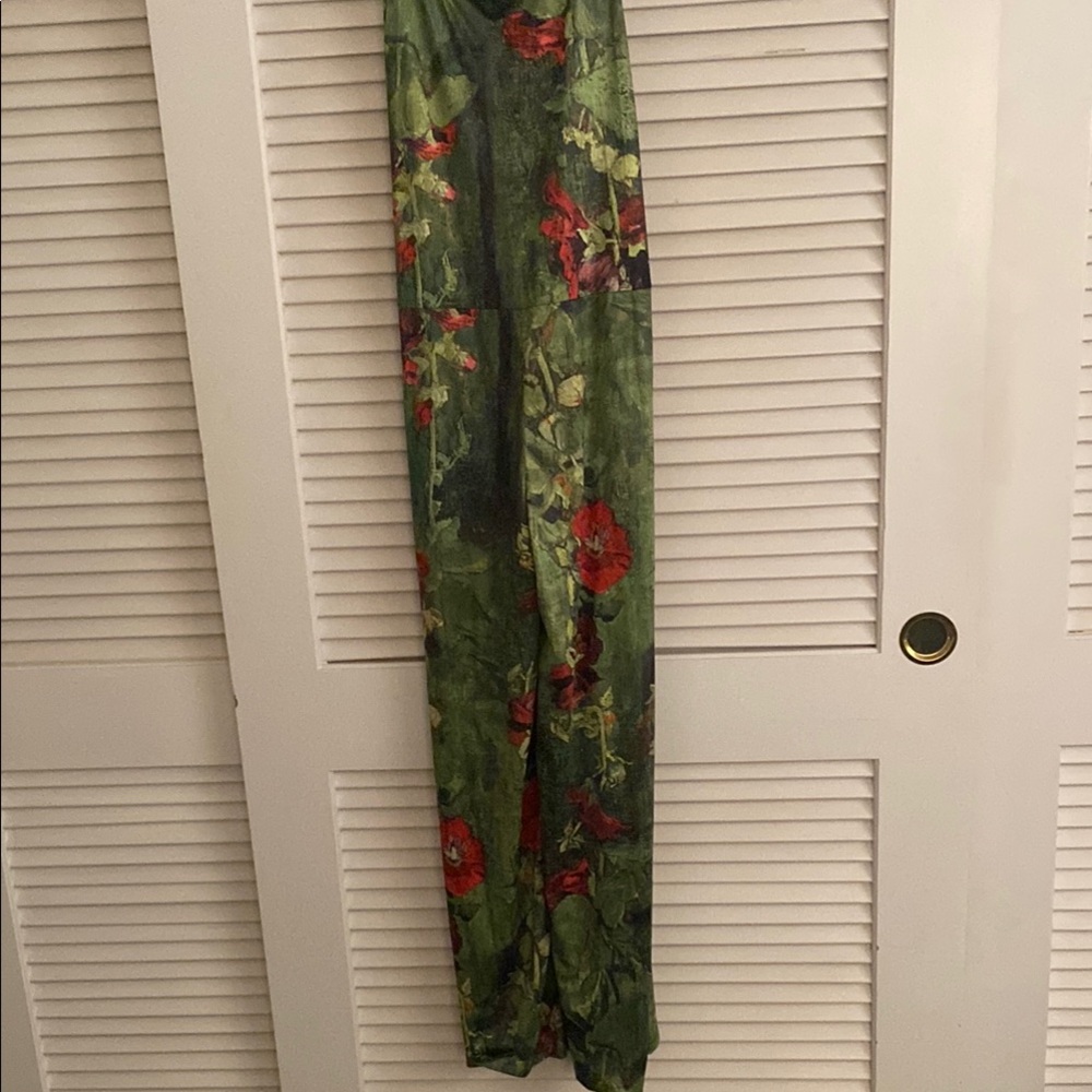 Floral Green Women's Jumpsuit